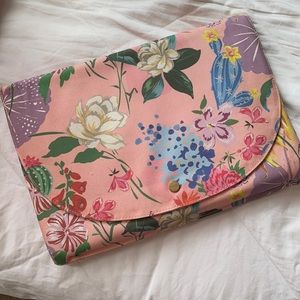 Floral padded laptop case